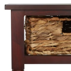 Safavieh Couture Christa Console Table with Rattan Drawers -Safavieh Furniture GUEST 76ba60b1 0422 4671 826b 9e7730a1efa1