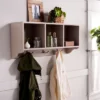 Safavieh Alice Grey Wall Unit with Storage Compartments and Coat Hangers 2 Safavieh Alice Grey Wall Unit with Storage Compartments and Coat Hangers -Safavieh Furniture GUEST 76ef8666 a18a 4f43 8bda 3e854f047647