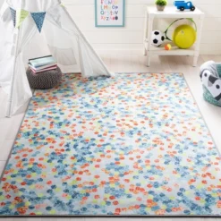 Safavieh Kids Playhouse KPH258 Interactive Power Loomed Area Rug