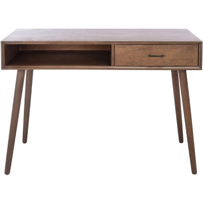 Safavieh Remy 1 Drawer Writing Desk - Mid-Century Modern Home Office 13 Safavieh Remy 1 Drawer Writing Desk - Mid-Century Modern Home Office - Image 11