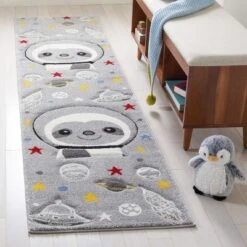 Safavieh Carousel Kids CRK140 Power Loomed Kids Area Rug