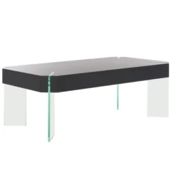 Safavieh Katelyn Contemporary Coffee Table with Transparent Glass Legs -Safavieh Furniture GUEST 79a1b1e5 b898 4c07 b1d0 326daab96e82