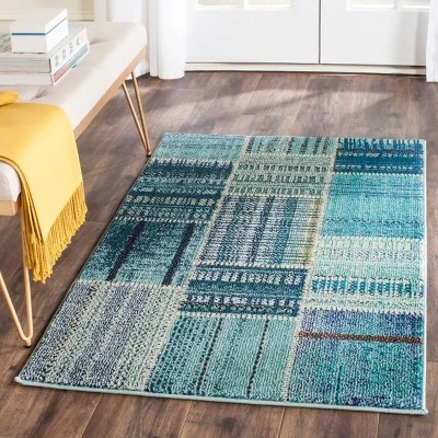 Safavieh Mirabelle 3'x5' Accent Rug - Blue/Multi Boho Design 4 Safavieh Mirabelle 3'x5' Accent Rug - Blue/Multi Boho Design - Image 2