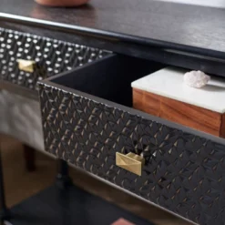 Safavieh Halton 2-Drawer Console Table with Turned Legs