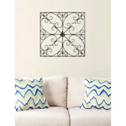 Safavieh 4-Votive Black Iron Wall Decor Sconce