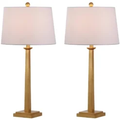 Safavieh Andino 31.5-Inch Gold Leaf Table Lamp - Set of 2