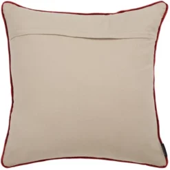 Safavieh 20x20 Holiday Reindeer Decorative Throw Pillow - Natural