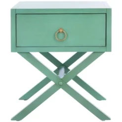 Safavieh Sadie 1-Drawer Nightstand in Navy with Gold Accents 29 Safavieh Sadie 1-Drawer Nightstand in Navy with Gold Accents -Safavieh Furniture GUEST 7bcb9475 97f4 4253 9989 1ad7df164d49