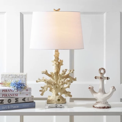 Safavieh Faux Coral Branch Table Lamps - 28.5 Inch Creme (Set of 2) 8 Safavieh Faux Coral Branch Table Lamps - 28.5 Inch Creme (Set of 2) - Image 6