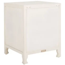 Safavieh Regius 2-Shelf 1-Door White Washed Nightstand -Safavieh Furniture GUEST 7dc8f12c 17bb 406c be53 8c71235278f5