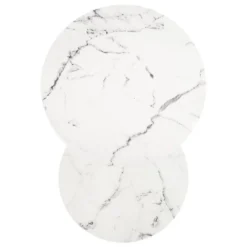 Safavieh Peppino Round Nesting Coffee Table Set - White Faux Marble -Safavieh Furniture GUEST 7dcbbaf3 6826 4eed babf 2c1180e05c5d