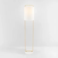 Safavieh Giulia 63" Floor Lamp - Gold & White Marble Finish -Safavieh Furniture GUEST 7e88f56d 121b 422c abde 0731ec160db4