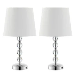 Safavieh Nola 16-Inch Stacked Crystal Ball Table Lamp Set - Grey/Clear 18 Safavieh Nola 16-Inch Stacked Crystal Ball Table Lamp Set - Grey/Clear -Safavieh Furniture GUEST 7f737e56 ace5 40f3 a211 54a9ec482ab4
