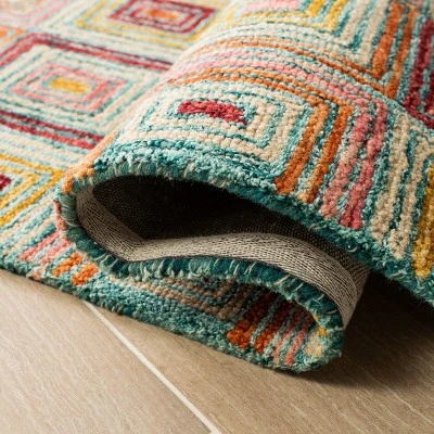 Safavieh Aspen APN270 Hand-Tufted Bohemian Wool Indoor Accent Rug 5 Safavieh Aspen APN270 Hand-Tufted Bohemian Wool Indoor Accent Rug - Image 3