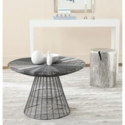Safavieh Reginald Wire Coffee Table - Elegant Sculptural Iron