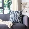 Safavieh Delra Geometric Tie-Dye Accent Pillow - Navy & White 1 Safavieh Delra Geometric Tie-Dye Accent Pillow - Navy & White -Safavieh Furniture GUEST 8051cf64 4c0a 4062 91ac b829b141f960