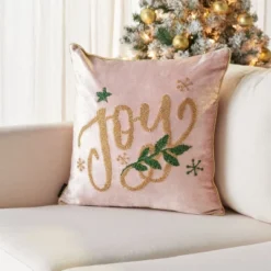 Safavieh Jiminy Joy Beaded Festive Throw Pillow -Safavieh Furniture GUEST 8075325e d23d 4be5 89a5 4d71dbb16cfd