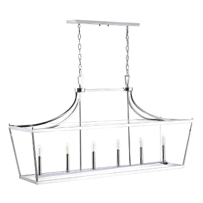 Safavieh Aroris 6-Light Pendant - Modern Minimalist Chandelier 7 Safavieh Aroris 6-Light Pendant - Modern Minimalist Chandelier - Image 5