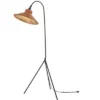 Myah 62 Inch Floor Lamp - Black - Safavieh -Safavieh Furniture GUEST 81acbe6a 113c 48f2 9e2c 34c6ea5106d6