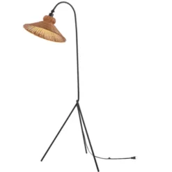 Myah 62 Inch Floor Lamp - Black - Safavieh