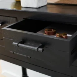 Safavieh Filbert 3-Drawer Console Table with Storage Shelf