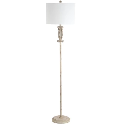 Safavieh Philippa Floor Lamp - Modern Rustic White-Washed Design 6 Safavieh Philippa Floor Lamp - Modern Rustic White-Washed Design - Image 4