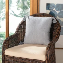 Safavieh Sidney Tasseled Striped Decorative Throw Pillow