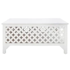 Safavieh Squall Square Coffee Table with Storage - White Washed Finish 14 Safavieh Squall Square Coffee Table with Storage - White Washed Finish -Safavieh Furniture GUEST 8538adae 1ec4 4d17 8302 663f6b5e6e88