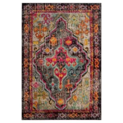 Safavieh Maeley Loomed Rug - Vibrant Boho-Chic Runner -Safavieh Furniture GUEST 8565ed8b 72bd 4097 adee 879e9f19aca8