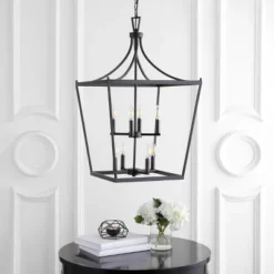 Safavieh Vallor 8-Light Two-Tiered Metal Pendant