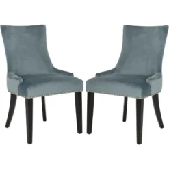 Safavieh Lester 19-Inch Upholstered Dining Chairs - Set of 2 36 Safavieh Lester 19-Inch Upholstered Dining Chairs - Set of 2 -Safavieh Furniture GUEST 87d3727b 4751 4f3c 8ee1 335d4ceb3507
