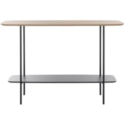 Safavieh Kayleigh Modern Console Table with Storage Shelf -Safavieh Furniture GUEST 8896a818 fc33 4a15 8c2c 06face710c0d