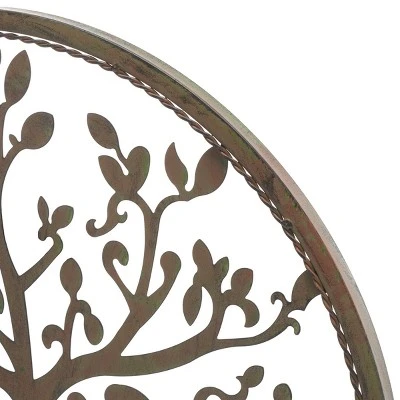 Safavieh 20-Inch Tree of Life Indoor/Outdoor Metal Wall Decor in Pearl White 5 Safavieh 20-Inch Tree of Life Indoor/Outdoor Metal Wall Decor in Pearl White - Image 3