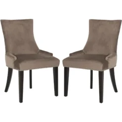 Safavieh Lester 19-Inch Upholstered Dining Chairs - Set of 2 35 Safavieh Lester 19-Inch Upholstered Dining Chairs - Set of 2 -Safavieh Furniture GUEST 898af5c0 3227 42fb 9cd3 551f3c0c24cf