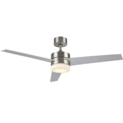 Safavieh Radcliff 52-Inch LED Ceiling Fan in Sleek Nickel