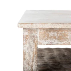 Safavieh Minerva White Wash Mango Wood Coffee Table -Safavieh Furniture GUEST 8bc38741 6694 42cb b31f f782dba8f3b2