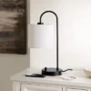 Safavieh Lybrin 19.25" Modern Table Lamp with USB Charging Port - Black -Safavieh Furniture GUEST 8c349b13 8a95 48b5 bfd1 11fffb623371