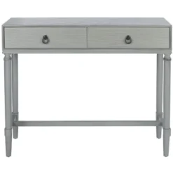 Safavieh Aliyah 2-Drawer Console Table - Sleek Black Finish -Safavieh Furniture GUEST 8c5605e3 52d3 4b13 a7a5 0a585eccde6b