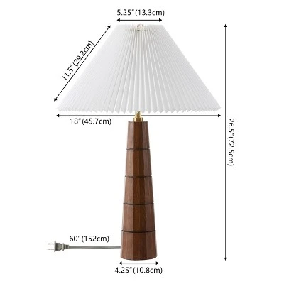 Safavieh Isla 26.5-Inch Natural Resin Table Lamp with LED Bulb 6 Safavieh Isla 26.5-Inch Natural Resin Table Lamp with LED Bulb - Image 4