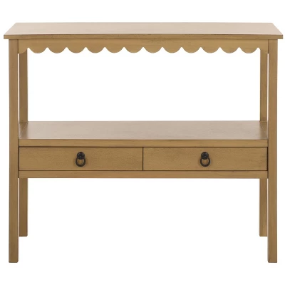 Safavieh Haven Lower 2-Drawer Console in Natural Pine 15 Safavieh Haven Lower 2-Drawer Console in Natural Pine - Image 13