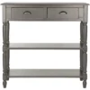 Safavieh Salem Pine Console Table with Spindle Legs and Storage - Grey -Safavieh Furniture GUEST 8ffb0b01 fce5 4106 a7f9 45e21b86551d