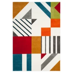 Safavieh Milena Loomed Rug - Mid-Century Modern Geometric Style -Safavieh Furniture GUEST 9011d77b 44e6 4440 910b 57ad19af8f46