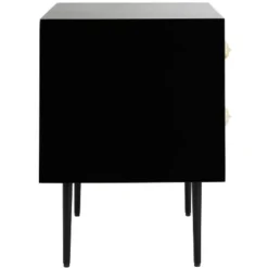 Safavieh Couture Tessie Bone Inlay 2-Drawer Nightstand in Bone and Black -Safavieh Furniture GUEST 92d63081 69c0 46a4 b77d d1c8ea479ad2