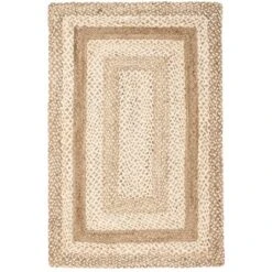 Safavieh Merle Stripe Woven Jute Area Rug - Hand-Crafted Coastal Decor -Safavieh Furniture GUEST 92f66219 fcac 4861 a3b3 49c263a6bf48
