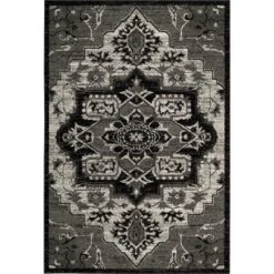 Safavieh Nilda Medallion Light Area Rug - Vintage Transitional Style -Safavieh Furniture GUEST 939e40d0 7f0f 4935 b731 e9d83d053259