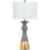 Safavieh Iris 30.5-inch Gray and Gold Ceramic Table Lamps (Set of 2) -Safavieh Furniture GUEST 9684c569 e895 4556 a8b8 345de8ecaf8f