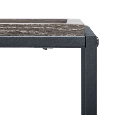 Safavieh Andey Console Table - Modern Minimalist Brown and Black Design 3 Safavieh Andey Console Table - Modern Minimalist Brown and Black Design