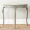 Safavieh Aggie Console Table in Ash Grey Finish