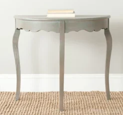 Safavieh Aggie Console Table in Ash Grey Finish