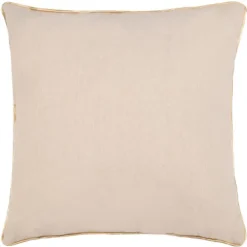 Safavieh Cold Outside Decorative Holiday Throw Pillow - Beige/Gold - 18" x 18"